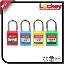 Customized Brass Cylinder Security Safety Locking Padlock with Danger Label